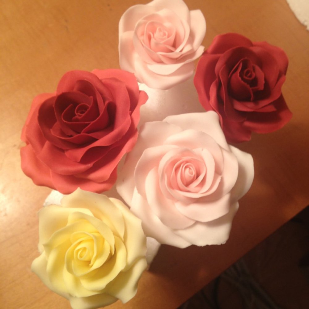 Handmade Wedding Cake Topper Flower Decoration